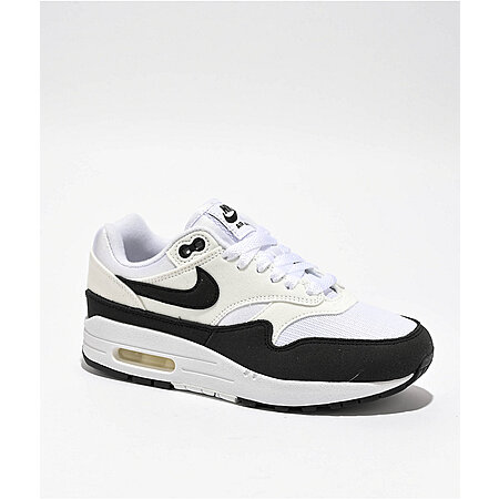 Nike Men's or Women's Air Max 1 Summit Sneaker (White & Black) $64.96 + Free Shipping