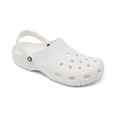 Crocs Men's or Women's Classic Clogs (White, Size 8-13) $20 & More + Free Pickup at Macys or Free Shipping on $25+