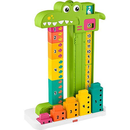 Fisher-Price Adding Alligator Counting Activity Preschool Learning Toy Set $5.39 + Free Shipping w/ Prime or on $35+