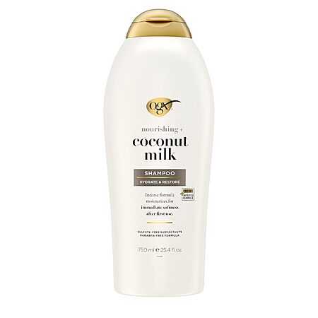 25.4-Oz OGX Nourishing + Coconut Milk Moisturizing Shampoo $5.68 w/ S&S + Free Shipping w/ Prime or on $35+