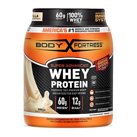 Body Fortress Whey Protein from $12.98 with Prime
