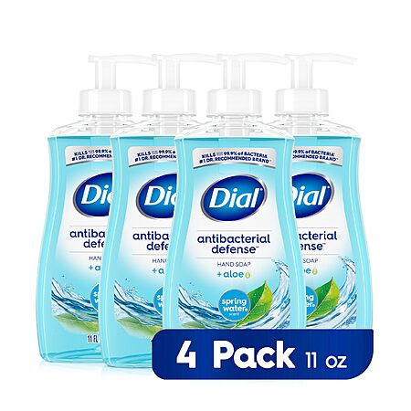 15% Off & 5% S&S: Dial Liquid Soap 4-Pack