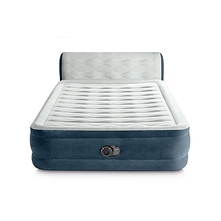 Intex 18" Deluxe Pillow Top Air Mattress w/ Electric Pump + Headboard (Queen) $44 + Free Shipping