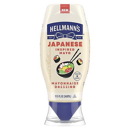 Select Accounts: 11.5-Oz Hellmann's Japanese-Inspired Tangy & Savory Mayonnaise Dressing $2.79 + Free Shipping w/ Prime or on $35+ (1 replies)