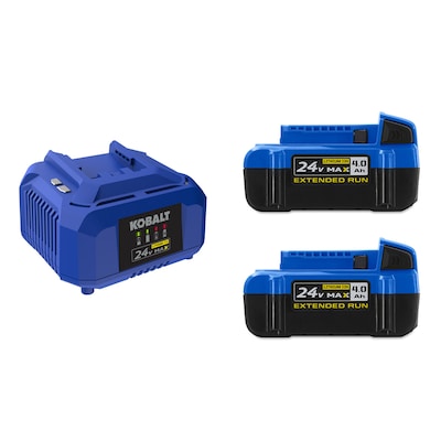 Kobalt 24V 2-Pack 4.0Ah Lithium-Ion Batteries w/ 85W Charger (KBCD) $99.00 + Free Shipping