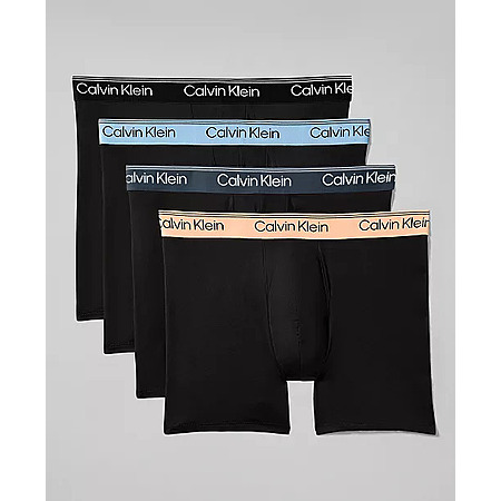 4-Pk Calvin Klein Men's Microfiber Stretch Boxer Briefs Underwear (Various) $21 + Free Pickup