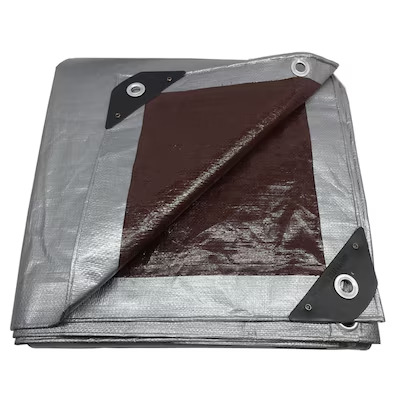 Project Source 8' x 10' 10-Mil Silver Polyethylene Heavy-Duty Tarp $9.98 + Free Store Pickup at Lowe's or Free Shipping on $35+