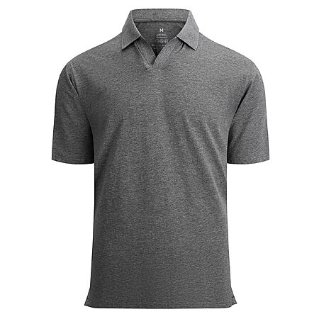 Alex Vando Men's Knit Polo Shirts V-Neck Casual Golf Shirt (Limited Sizes, Various) $6.99 + Free Shipping w/ Prime or on $35+