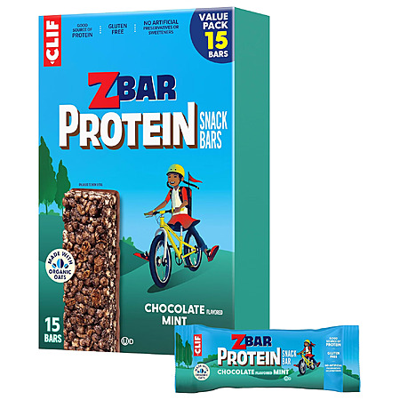 15-Count Clif Kid ZBar Protein Chocolate Mint Crispy Snack Bars $9.73 w/ S&S + Free Shipping w/ Prime or on $35+