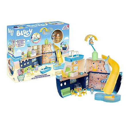 Bluey Cruise Ship Playset w/ 5 Play Areas, 15+ Accessories & Figures $25.00 + Free Shipping $35+ or Walmart+