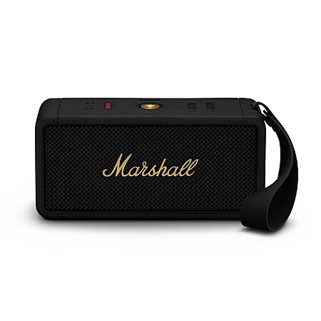 [Prime] Marshall Middleton Portable Bluetooth Speaker (Black & Brass) $149.99 + Free Shipping