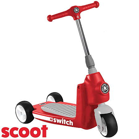 HALO Rise Above Jr Lil' Switch 2-in-1 Toddler Scooter Rider (Red) $24.97 + Free Shipping w/ Walmart+ or on $35+