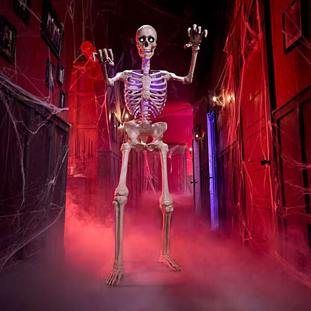 [Today Only] 6.5' Animated LED App-Controlled Ultra Skelly Skeleton w/ LCD LifeEyes $165 + Free Shipping