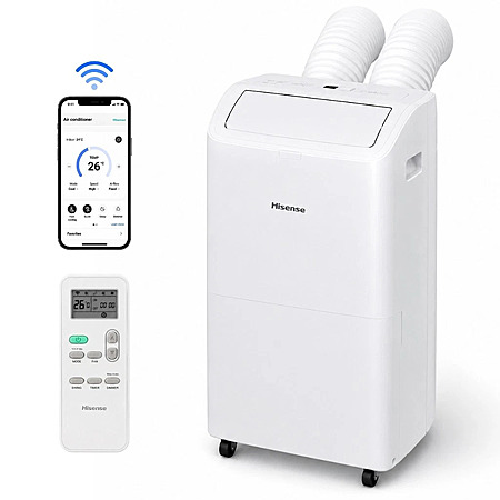 Hisense 8,000 BTU Dual Hose Portable Inverter Air Conditioner