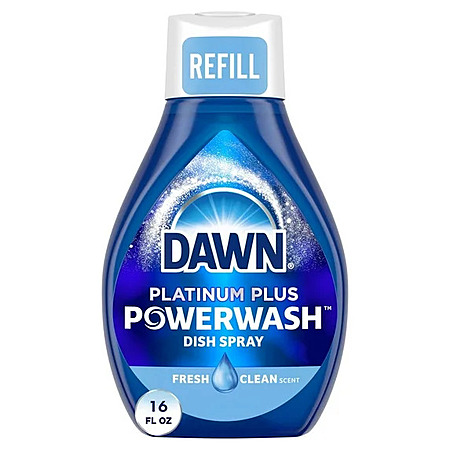 16-Oz Dawn Powerwash Spray Dish Soap Refill (various) + $2 Walmart Cash $3.95 
