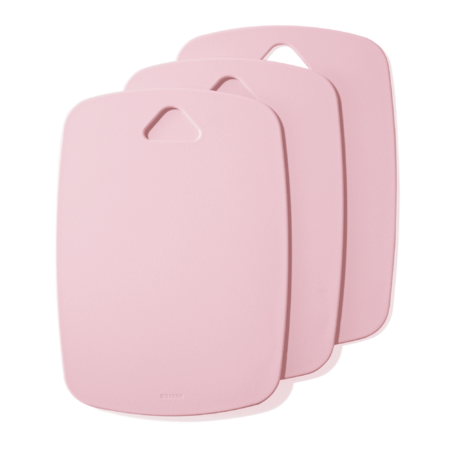 Carote 3 Pc Colorful Plastic Cutting Board Set, Thick Chopping Mats with Easy-Grip Handle, Dishwasher Safe，13.78 Inch $4.99