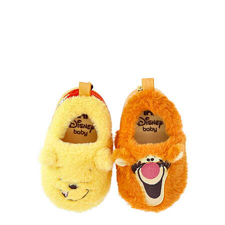 Select Walmart Stores: Disney Baby Boys Winnie the Pooh & Tigger Plush Slippers $1.85 [Limited Availability]