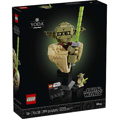LEGO Star Wars: Attack of the Clones Yoda Bust with Lightsaber - - 75438
