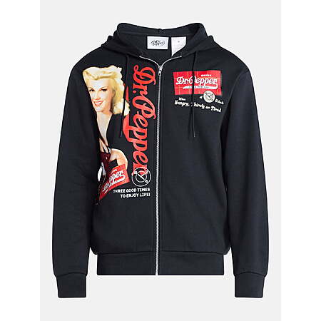 Dr Pepper Men's Zip Hoodie (Size S-5XL) from