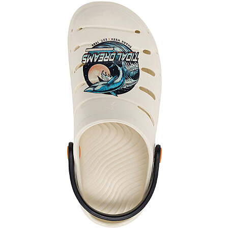 Rugged Shark Little & Big Boys Shark Week Eva Clogs
