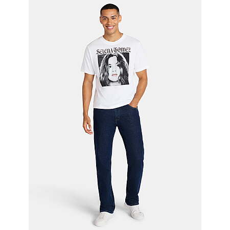 Selena Gomez Oversized Boxy Fit Pride Graphic Tee Shirt XS