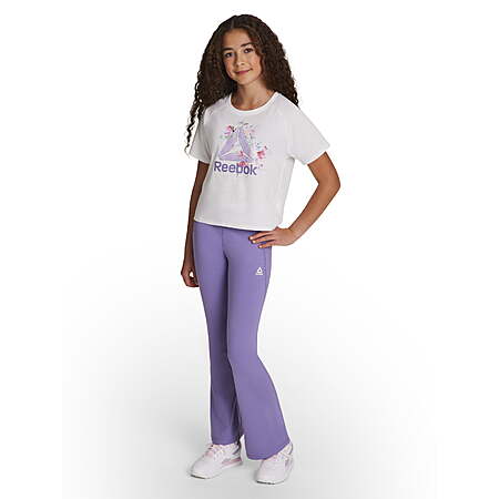 Reebok Girl's Athletic Spotlight Flare Leggings