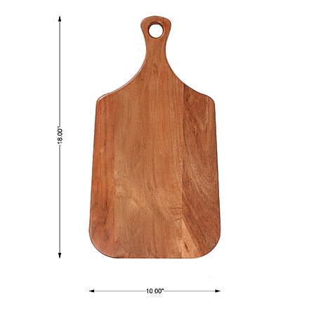 Better Homes & Gardens Acacia Wood Rectangle Serving Board with Ergonomic Handle $9.71 + more