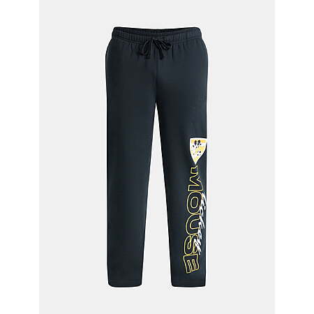 Mickey Mouse Men's and Big Men's Athletic Relaxed Fit Fleece Sweatpants