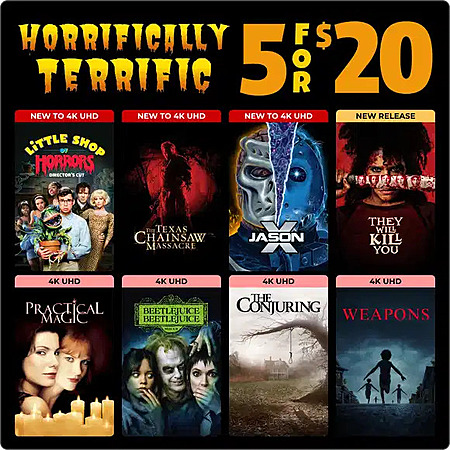 Fanflix: WB Horror Digital Films 5 for $18 NOW w CODE