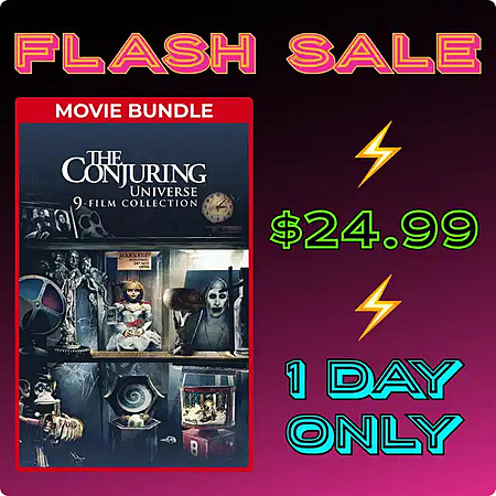 Conjuring Universe 9-Film Digital Collection $22.5