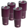 4-Pack: BUILT 30oz Double Wall Tumbler w/ Lid (Grape Wine) $15 ($3.75 Each) + Free Shipping
