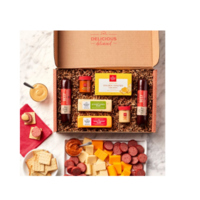 7-Piece Hickory Farms Beef, Cheese & Mustard Sampler Box Set $9 + Free Shipping.
