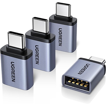 UGREEN 4-Pack USB-C Male to USB 3.2 Female Adapter (10Gbps) $7 & More + Free Shipping w/ Prime or $35+
