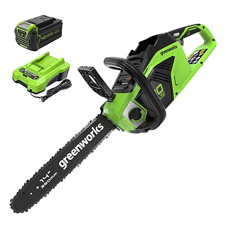 Greenworks 40V 14" Cordless Chainsaw Kit w/ 4Ah Battery & Charger $117.30 + Free Shipping