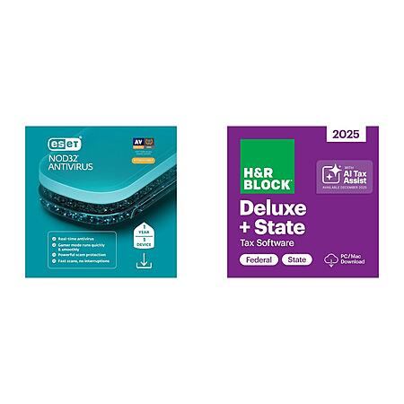 H&R Block Tax Software Deluxe + State 2025 Combos from $27.99 (Digital Download)