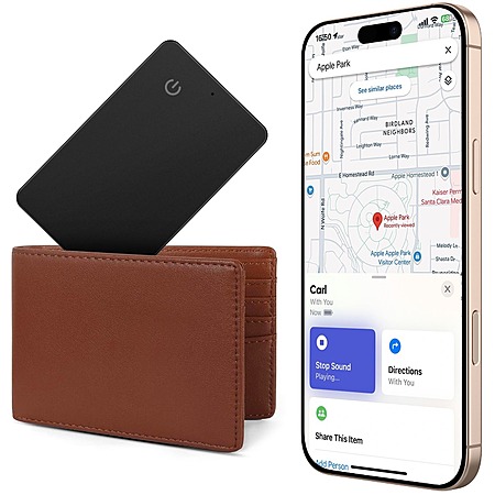 iVANKY Wallet Tracker Card for iOS $6.60 + Free Shipping w/ Prime or $35+ Orders