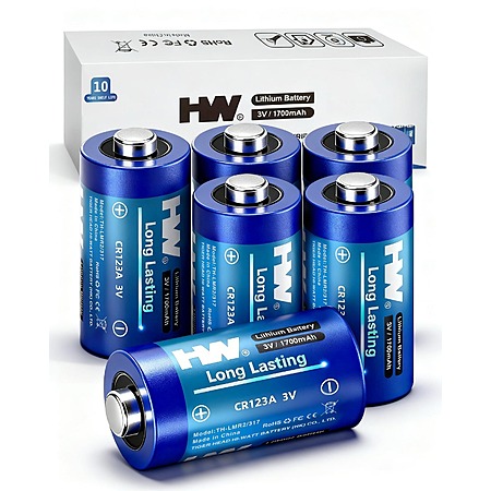 6-Pack HW CR123A 3V 1700mAh Lithium Batteries $5 w/ Subscribe & Save