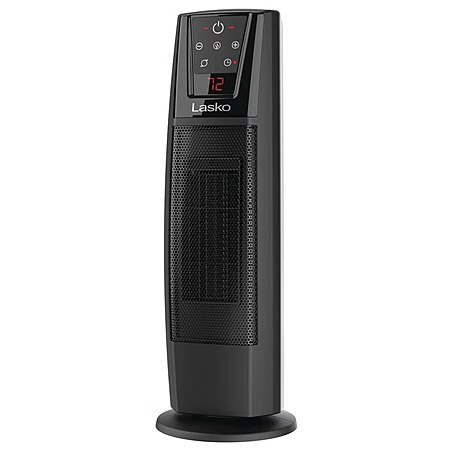 20.4" Lasko 1500W Ceramic Oscillating Tower Heater w/ Remote $19 + Free Shipping
