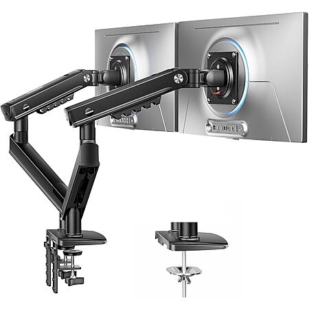 HUANUO FlowLift Pro Dual-Monitor Mount for 13–32" Screens $26 + Free Shipping