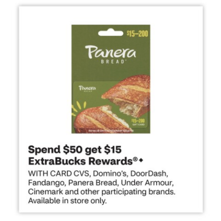 $15 Back when you buy $50 in gift cards
