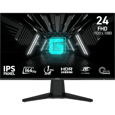 MSI 23.8" FHD (1920x1080) HDMI DP 144Hz 1ms FreeSync IPS Gaming Monitor - G242LW