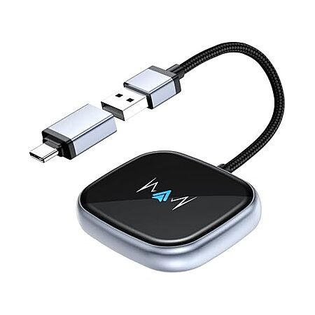 Vnilrgle One-Touch NFC Wireless Android Auto Adapter w/ USB Connector $10 + Free S/H w/ Amazon Prime