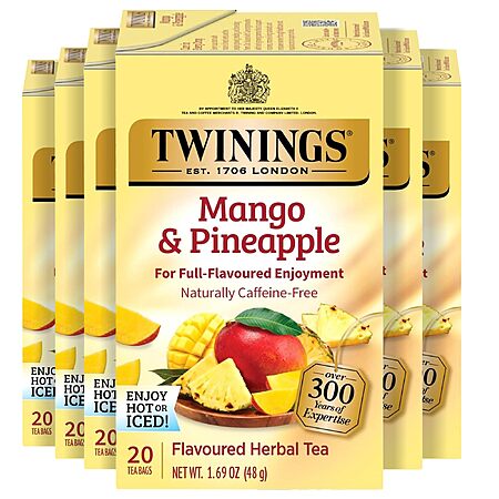 Twinings Herbal Tea 6-Pack for $13.60