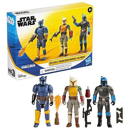 3-pack Star Wars Epic Hero Series Unite The Clans 4" Action Figures $9.90 + Free S/H w/ Prime or on $35+