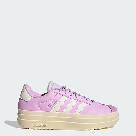 adidas Women's VL Court Bold Shoes (Off White or Bliss Lilac) $24 + Free Shipping