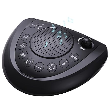 Mesqool Portable White Noise Machine w/ 24 Soothing Sounds, Timer & Memory (3 colors) From $12.99 + Free S/H w/ Prime or on $35+
