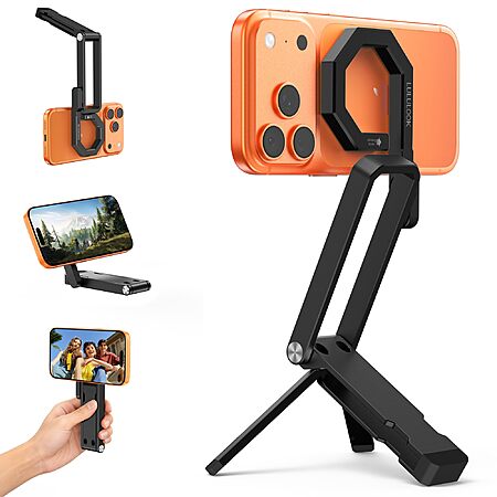 LULULOOK Rugged Magnetic Phone Tripod Stand for iPhone/Pixel (4 colors) $13.64 + Free Shipping w/ Prime or on $35+