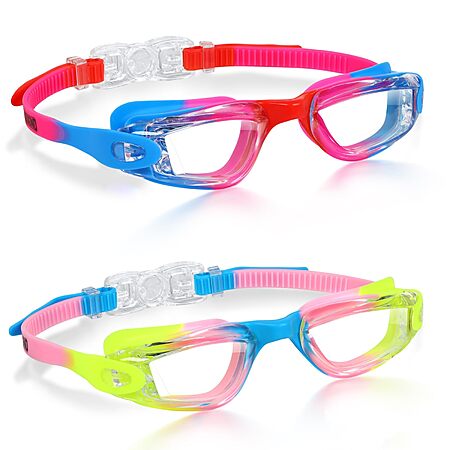 2-Pack Aegend Anti-Fog Anti-UV Kids' Swim Goggles $8.49 + Free Shipping w/ Prime or on $35+