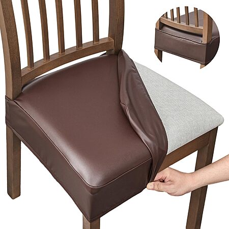 4-Pack NILUOH PU Leather Dining Chair Seat Covers (various) $18 + Free Shipping w/ Prime or on $35+