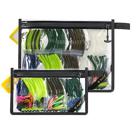2-Pack CVLIFE Soft Plastic Tackle Storage Bag w/ Removable ID Card $10.79 + Free Shipping w/ Prime or on $35+